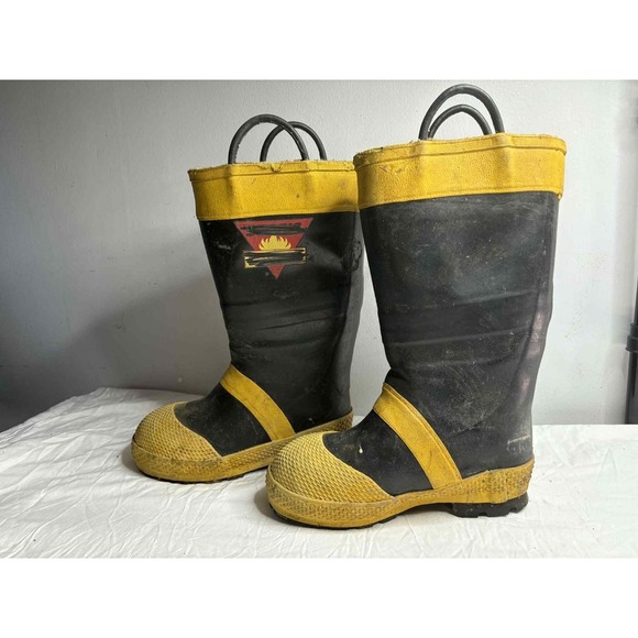 Servus Firebreaker mens Medium Fireman Boots size 8 - Picture 6 of 6